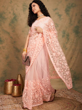 Womens Fashion Ethnic Peach Color Sarees-MLSHWSA1213PCH0ONE